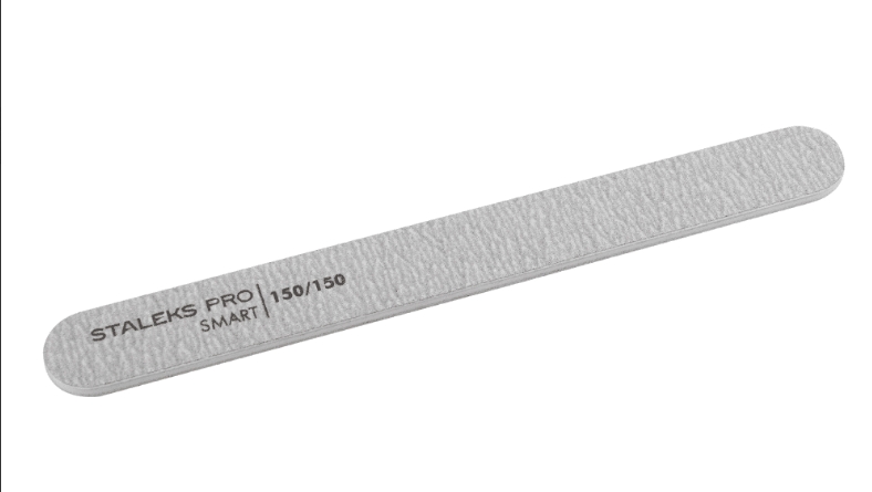 Пилка минеральная прямая STALEKS PRO SMART 150/150 грит NFB-21/9 (Пилка для натуральных и искуственных ногтей)